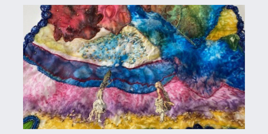 Tekstilcollage Redigeret